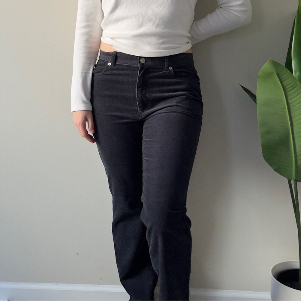 J. Crew 100% Cotton Straight Leg Corduroy Pants Zip Button Belt Loops Solid Y2K